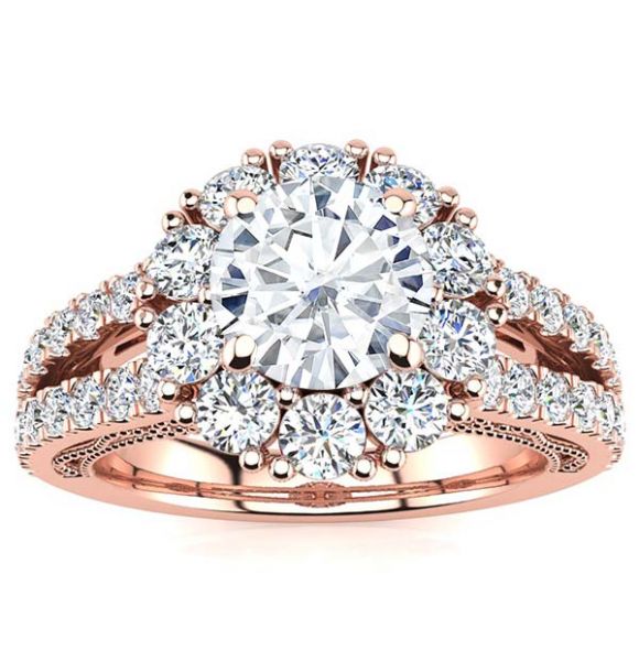 Kamilah Diamond Ring-Rose-10K