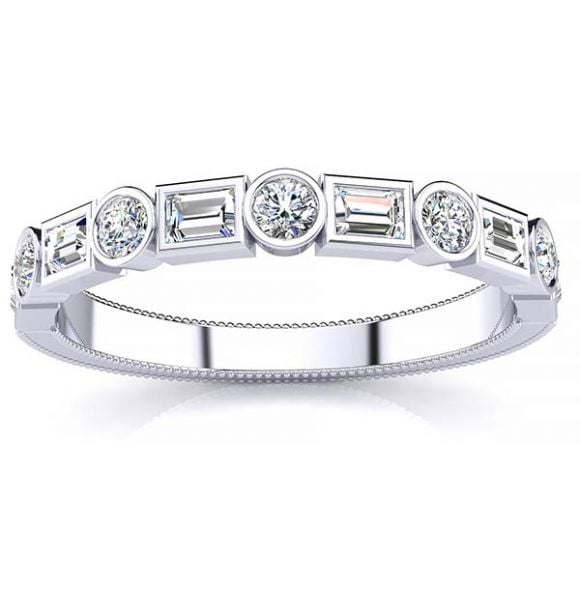 Megan Baguette Diamond Ring