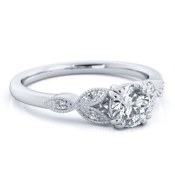 Nicole Diamond Ring-White Gold-10K